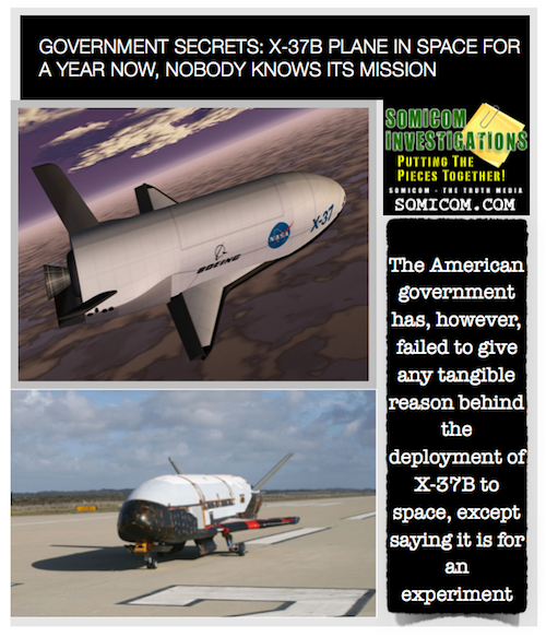 Government Secrets: X-37B Plane
